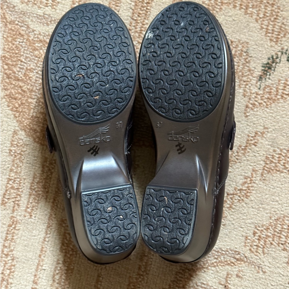 Dansko Tamara Dark Brown Slip On Clog with Buckle Women EU Size 37/US Size 6 - Picture 11 of 12
